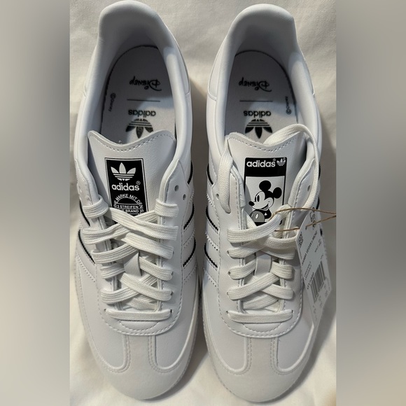 Adidas Men’s Samba Disney x Mickey Mouse White Shoes GY1889. - Picture 9 of 10